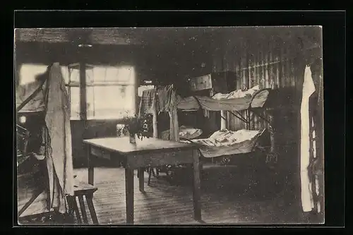AK Wiek /Rügen, Sächsisches Kinderheim, Grosses Zimmer