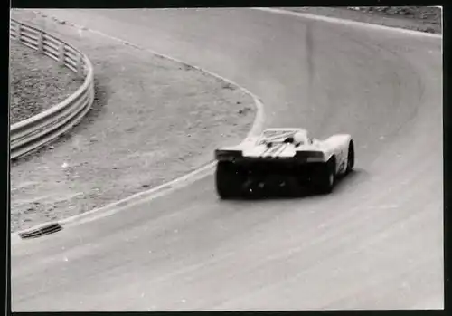 Fotografie Auto Porsche, Rennwagen beim 1000 KM Rennen auf dem Nürburgring