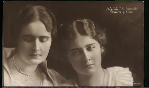AK AA. LL. RR. Printesele Elisaveta si Maria