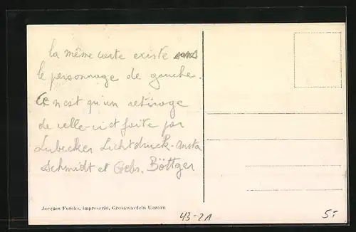 AK La première troupe LIliputiens hongrois, Liliputaner