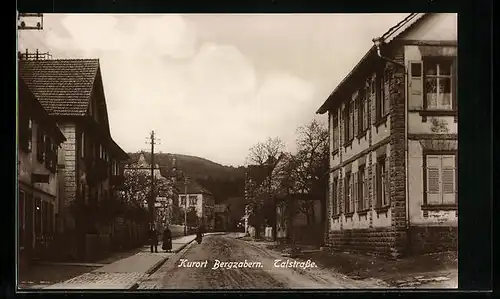 AK Bergzabern, Blick auf die Talstrasse