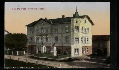 AK Neumarkt /Rott, Hotel Peterhof von Hans Puchta