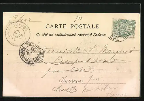 AK Barneville-sur-Mer, Le Boulevard maritime