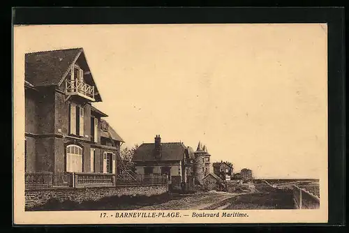 AK Barneville-Plage, Boulevard Maritime