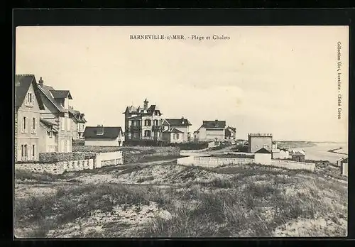 AK Barneville-sur-Mer, Plage et Chalets