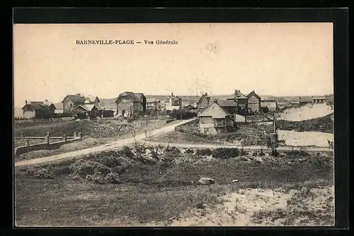 AK Barneville-Plage, Vue Generale