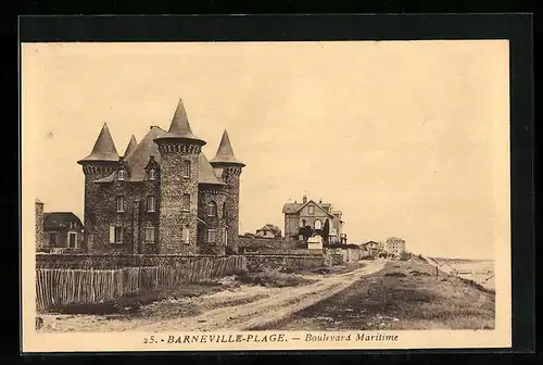 AK Barneville-Plage, Boulevard Maritime