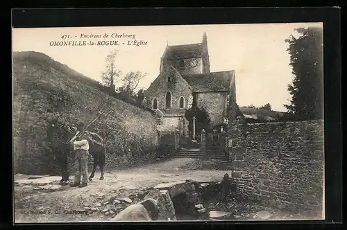 AK Omonville-la-Rogue, L`Eglise
