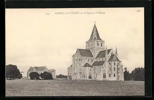 AK Cérisy-la-Foret, L`Eglise et l`Abbaye