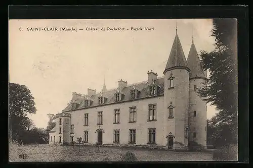 AK Saint-Clair, Chateau de Rochefort, Facade Nord