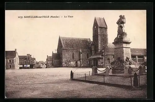 AK Saint-Clair-sur-l`Elle, La Place