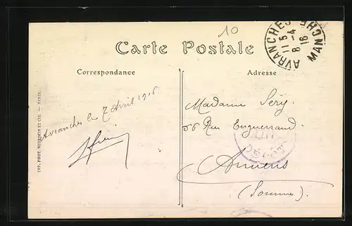 AK Avranches, La Rue de la Constitution