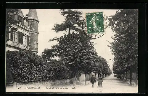 AK Avranches, Le Boulevard du Sud
