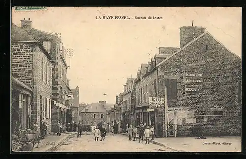 AK Le Haye-Pesnel, Bureau de Postes