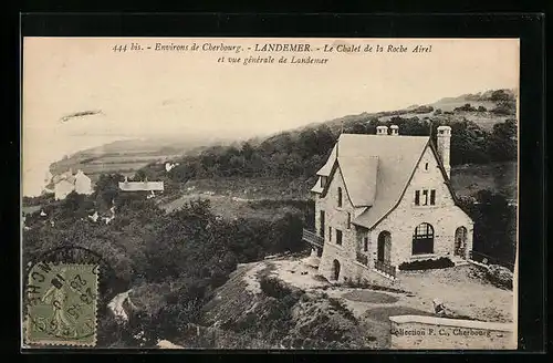 AK Landemer, Le Chalet de la Roche Airel et vue generale de Landemer