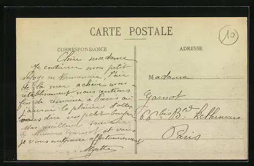 AK Landemer, Le Chalet de la Roche Airel et vue generale de Landemer