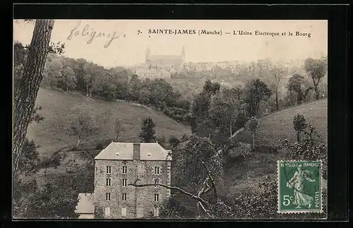 AK St-James, L`Usine Électrique et le Bourg