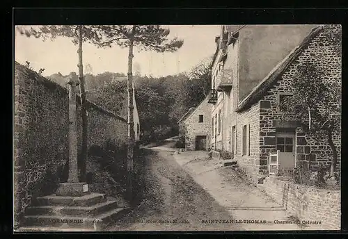 AK Saint-Jean-le-Thomas, Chemin du Calvaire
