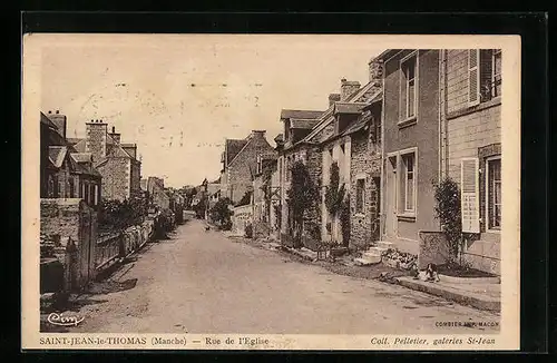 AK Saint-Jean-le-Thomas, Rue de l`Eglise