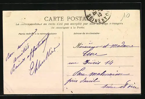 AK La Haye-Pesnel, Le pont du Thar