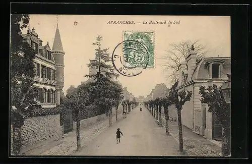 AK Avranches, Le Boulevard du Sud