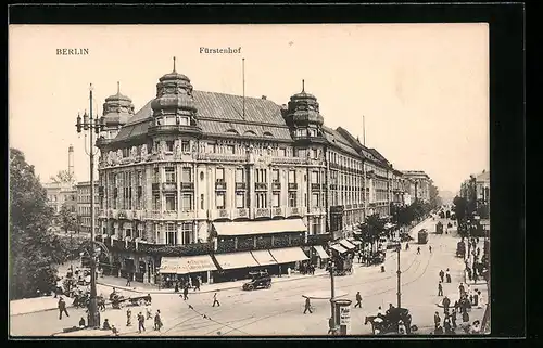 AK Berlin, Hotel Fürstenhof am Potsdamer Platz