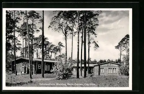 AK Berlin-Dahlem, das Schullandheim Wedding