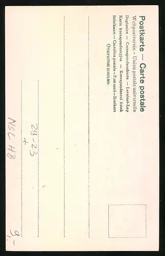 Relief-AK Hirschberg, Ruine auf dem Kynast