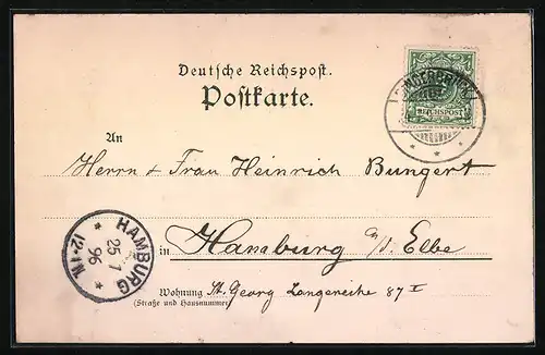 Lithographie Bingen, Hotel Rochusberg und Teilansicht, Rochuskapelle Ostseite, National-Denkmal