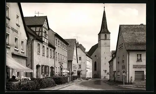 AK Velden im Pegnitztal, Am Marktplatz