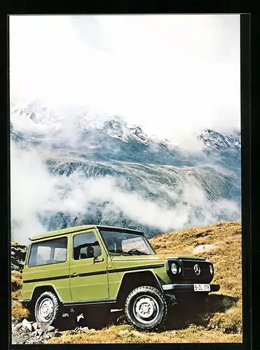 AK Mercedes Benz 230 G im Hochgebirge