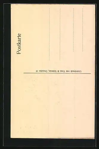 AK Stralsund, Partie in der Bechermacherstrasse