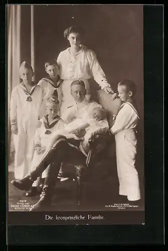 AK Die kronprinzliche Familie Wilhelm von Preussen