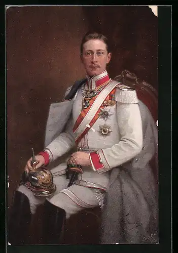 AK Deutscher Kronprinz Wilhelm von Preussen in Uniform