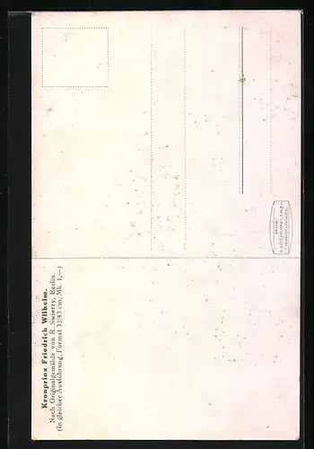 AK Kronprinz Wilhelm von Preussen mit Schirmmütze