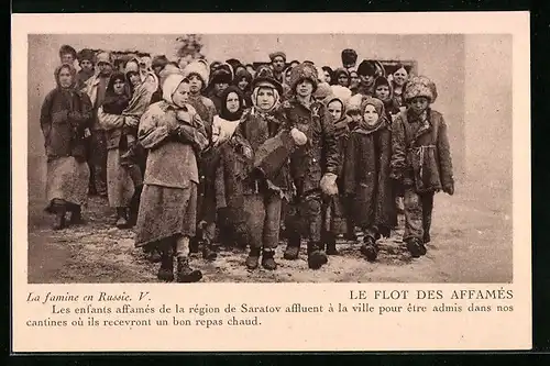 AK Lausanne, Mouvement de la Jeunesse Suisse Romande, Place de la Cathédrale, Le Flot des Affamés, Kinderfürsorge