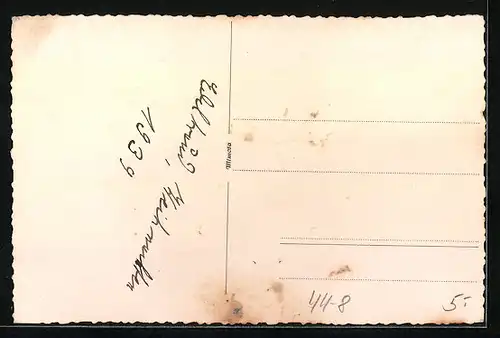 Foto-AK Kleiner Junge mit Puppen und einem Teddy