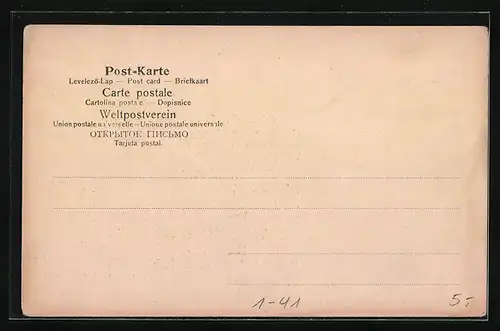 AK Dichter Friedrich Stoltze Absagebrief, Stolze-Karte