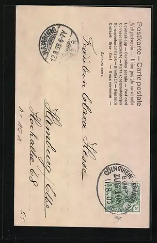 AK Papst Pius X. mit erhobener Hand