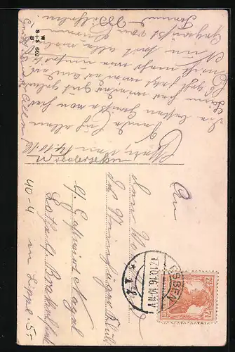 Künstler-AK Von Stufe zu Stufe, Trinkerhumor