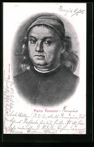 AK Porträt des Malers Pietro Vannucci