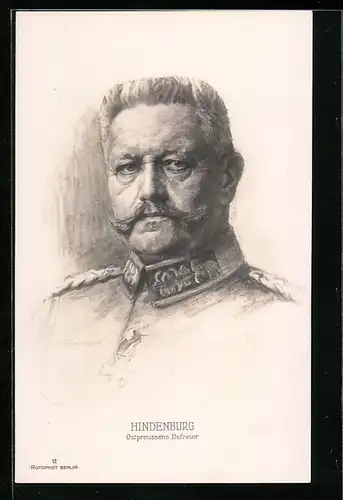 AK Paul von Hindenburg, Ostpreussens Befreier