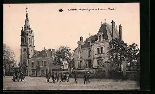 AK Lanouaille, Place du Marché