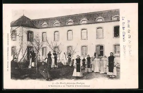 AK La Roche-Chalais, L`Angelus a la Trappe d`Echourgnac