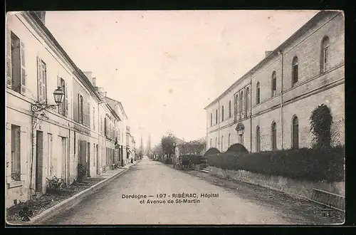 AK Ribérac, Hôpital et Avenue de St-Martin