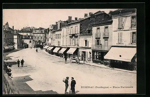AK Ribérac, Place Nationale