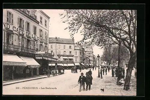 AK Périgueux, Les Boulevards
