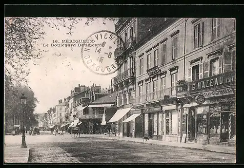 AK Périgueux, Le Boulevard Daumesni