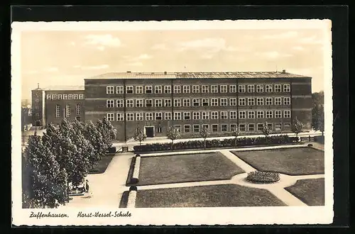 AK Zuffenhausen, Horst-Wessel-Schule mit Parkanlage