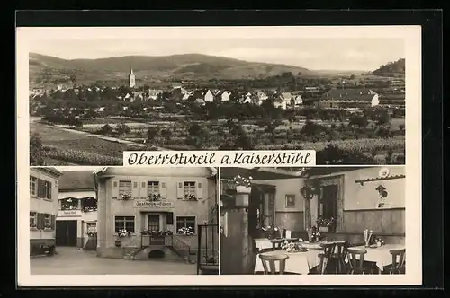 AK Oberrotweil a. Kaiserstuhl, Gasthaus zum Bären, Totalansicht